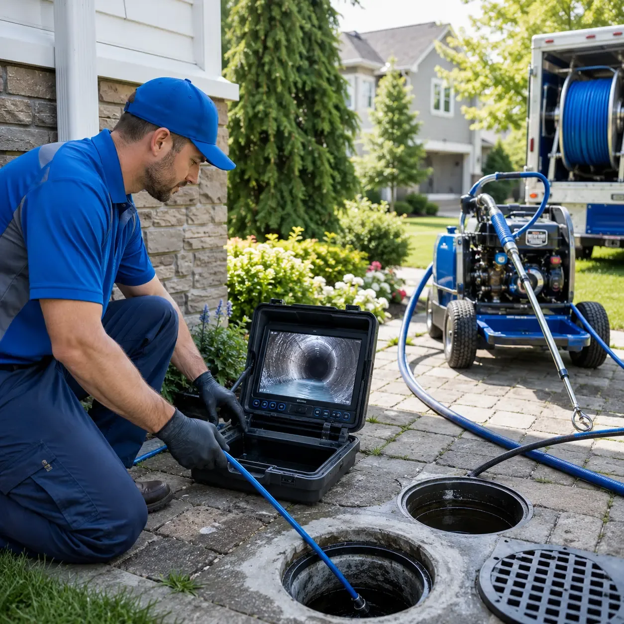 Outdoor drain cleaning professionals serving Covington, OK